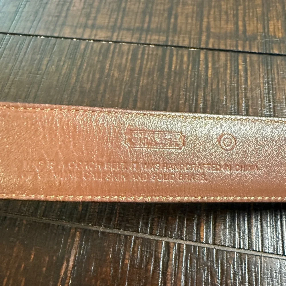 Coach mens belt